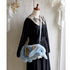 <18001>Light Blue Lop-Eared Rabbit Bag