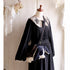 <18003>Black & White Tuxedo Lop-Eared Rabbit Bag