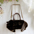 <18004>Dark Brown Lop-Eared Rabbit Bag