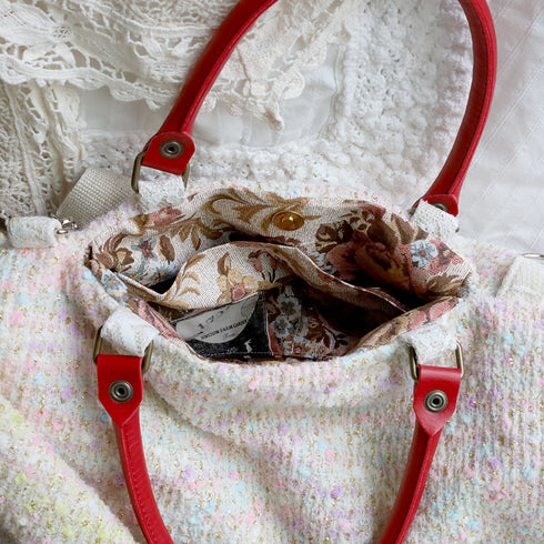 <18005>Fancy Yarn Lop-Eared Rabbit Bag