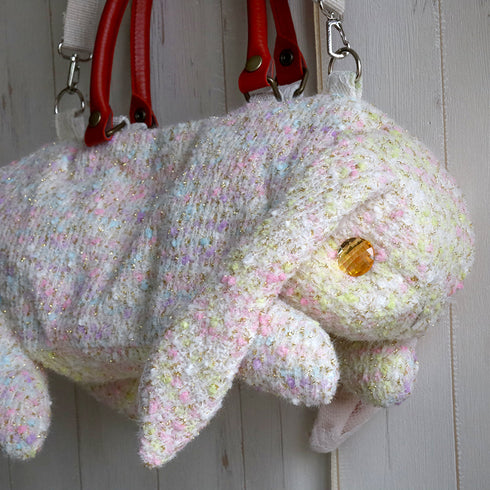 <18005>Fancy Yarn Lop-Eared Rabbit Bag
