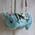 <18008>Mint Straight-Eared Bunny Bag