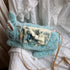 <18008>Mint Straight-Eared Bunny Bag