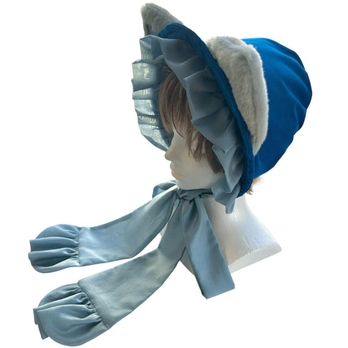 猫のボンネット ブルー