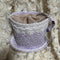 <20003>Teacup Bag (Lavender Floral Pattern)
