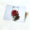 <21002>Rose ring (red x butterfly)