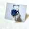 <21005>Rose ring (blue x butterfly)