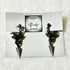 <21011>petit earring (Black color)