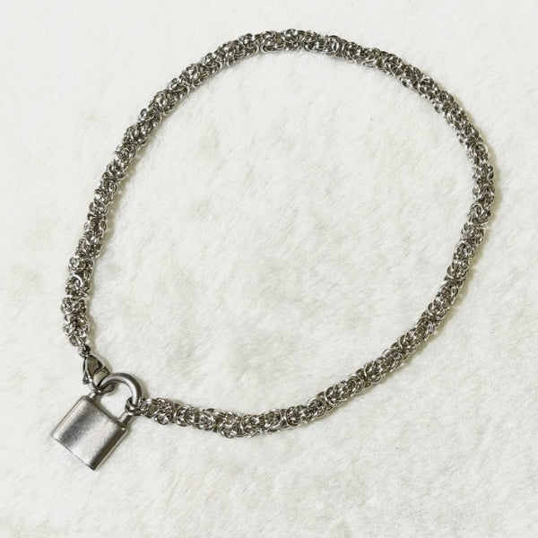 <21032>Padlock necklace