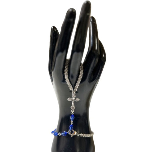 <21039>hand chain / silver cross