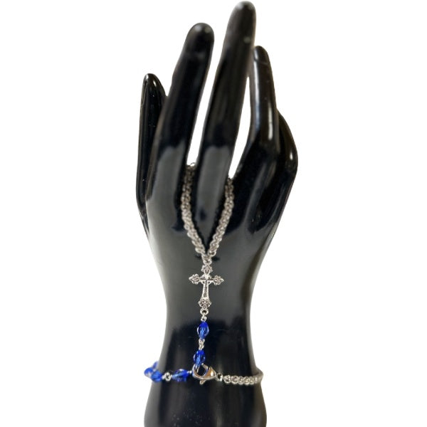<21039>hand chain / silver cross
