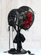 <22008>Victorian Scarlet Mourning Bonnet