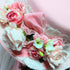 <23002>Pink rose Felt hat