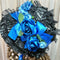 <23008>Black × Blue Special Bonnet
