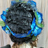 <23008>Black × Blue Special Bonnet