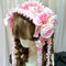 <23009>Pink rose Headdress