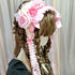 <23009>Pink rose Headdress
