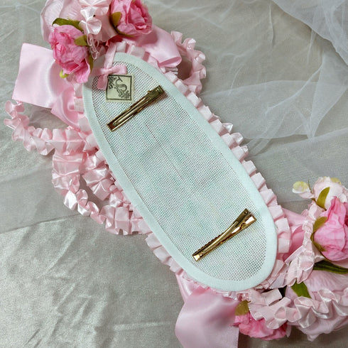 <23009>Pink rose Headdress