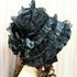 <23014>Black rose Special Bonnet (With pearls)