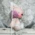 <24002>Baby pink MURMUR trimmed with white lace