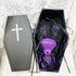 <24003>Purple VANNY trimmed with black lace