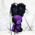<24003>Purple VANNY trimmed with black lace