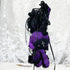 <24003>Purple VANNY trimmed with black lace