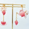 <25009>Dreamy Strawberry Tea Set Red to Pink Gradient (Pierce)