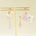 <25011>Dreamy Strawberry Tea Set Saxe to Pink Gradient (Pierce)