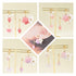 <25011>Dreamy Strawberry Tea Set Saxe to Pink Gradient (Pierce)