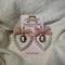 <25013>Velvet pink cameo ピアス