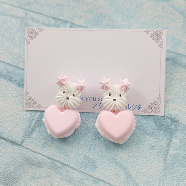<25015>Sweet Whipped Puppy Pink Ver (Earring)