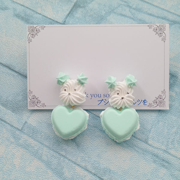 <25017>Sweet Whipped Puppy Mint Ver (Earring)