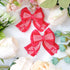<25020>Classic Houndstooth Ribbon Red Ver
