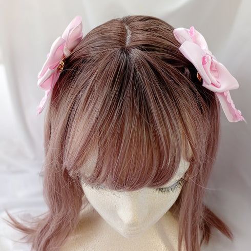 <25021>Classic Houndstooth Ribbon Pink Ver