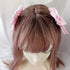 <25021>Classic Houndstooth Ribbon Pink Ver