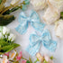 <25022>Classic Houndstooth Ribbon Saxe Ver.