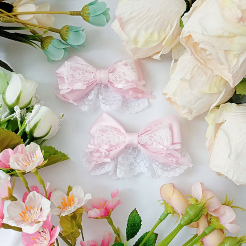 <25026>Princess Lace Ribbon Pink Ver