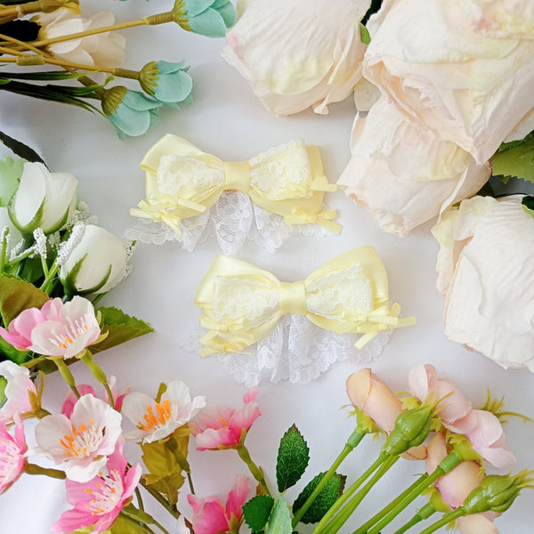 <25030>Princess Lace Ribbon Yellow Ver