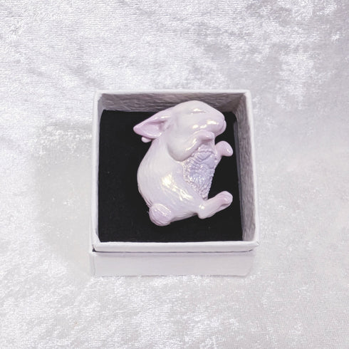 <26010>Anatomy Series: Rabbit Brooch