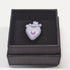 <26015>Last Glow Heart Ring / lavender