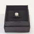 <26021>Diamond Cavity Ring / Silver