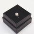 <26021>Diamond Cavity Ring / Silver