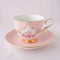 <27001>Rose Teacup & Saucer Set