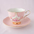 <27001>Rose Teacup & Saucer Set