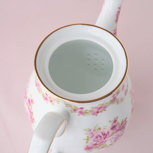 <27005>Rose Teapot