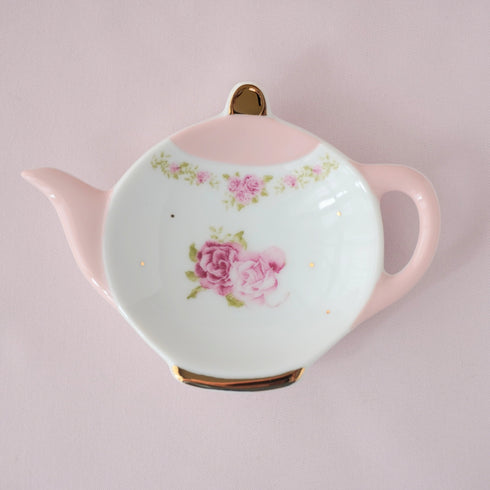 <27006>Rose Tea bag tray