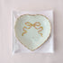 <27009>Small Heart-shaped Plate(Narrow ribbon)