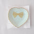<27010>Small Heart-shaped Plate(Gold ribbon)