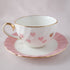 <27016>Heart Teacup & Saucer Set(pink)